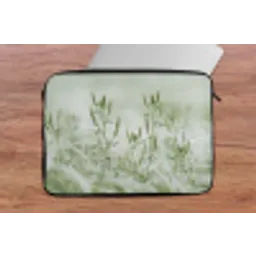 Grassen - Minimalistisch - Groen laptophoes neopreen klein -tafel