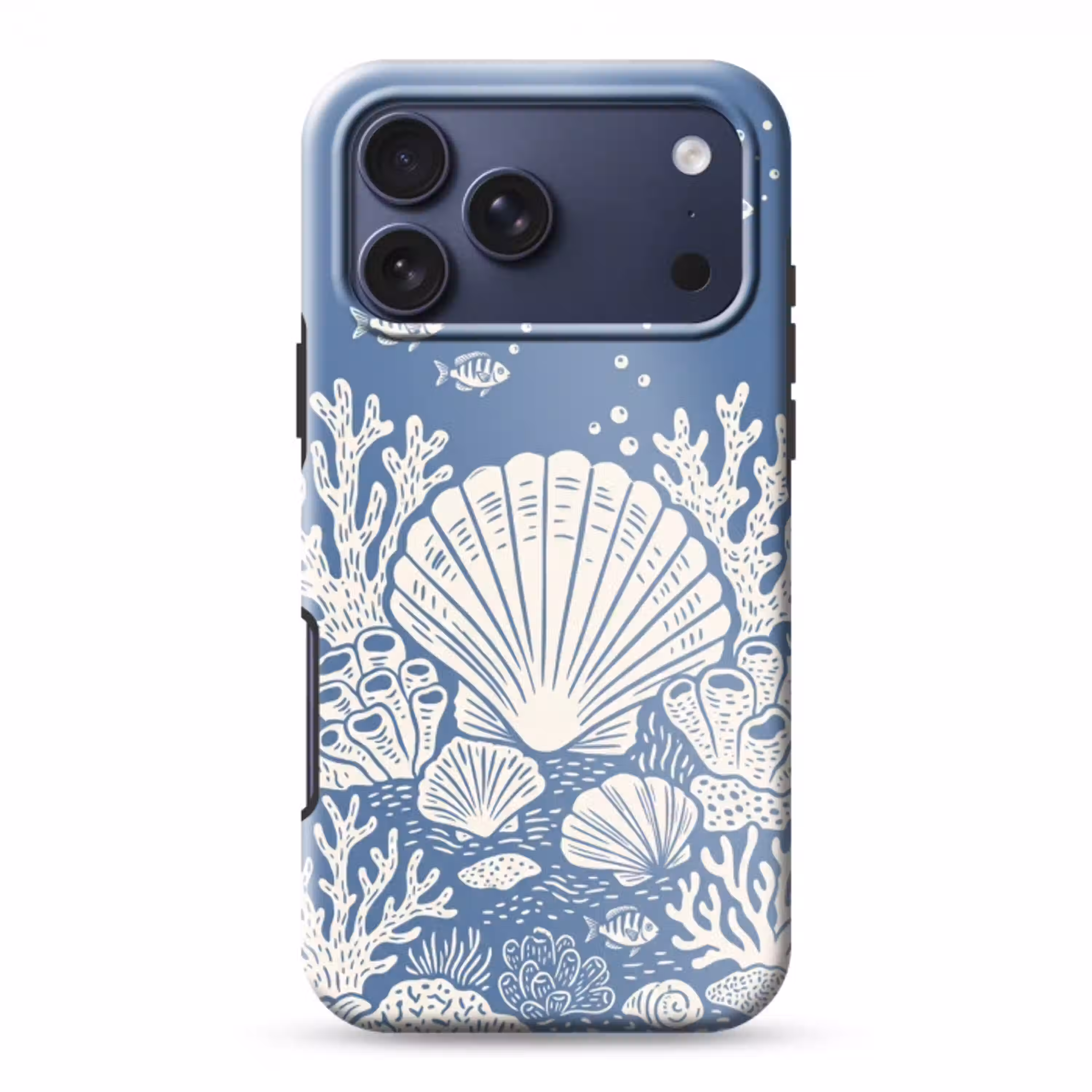 Zeeleven - Koraal - Schelp - Vis - Illustratie - Onderwater Toughcase MagSafe Apple iPhone 17 Pro Max klein -3d