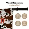 Koeienprint - Limited edition - Rood Wandkleed katoen klein -sfeer2