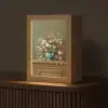 Vaas - Pastel - Kleuren - Bloemen Light Box met kabel (Tafellamp) klein -z3d_website