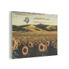 Zonnebloem - Veld - Windmolen PET vilt klein -3d