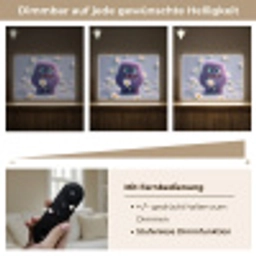 Monster - Paars - Madeliefjes Light Box met batterij (Wandlamp kind) middel -USP_dimbaarDE