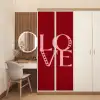 Love - Rood - Hatjes deurposter klein -sfeer3