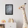 Beton - Grijs - Scheur fotolijst zwart zonder passe partout klein -usfeer4_kinderkamer