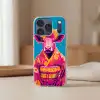 Koe - Bloemenkrans - Oorhangers - Kimono Telefoonhoesje iPhone 17 Pro klein -sfeer2