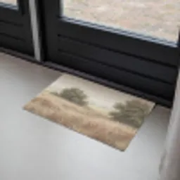 Landschap - Minimalistisch - Beige Deurmat klein -sfeer2