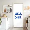 Blauw - Quote - Wit deurposter klein -sfeer5