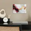 Rood - Abstract - Goud - Modern poster papier klein -sfeer1