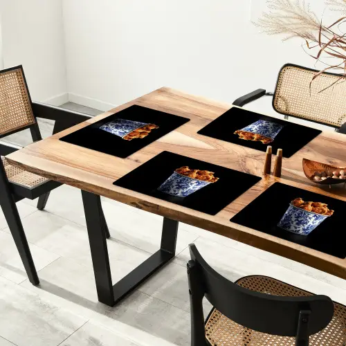 Kip - Bucket - Delfts blauw - Lekker Placemat vinyl groot -zzsfeer4_Kitchenyeah-website