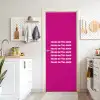 Focus on the good - Roze - wit deurposter klein -sfeer5