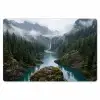 Waterval - Bomen - Bergen Placemat vinyl groot -zzsfeer1_Kitchenyeah-website
