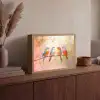 Vogels - Kleurrijk - Tak Light Box met batterij (Wandlamp) middel -sfeer2