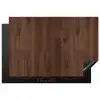 Bruin - Patronen - Hout Inductie beschermer vinyl 3mm klein 276 -3d
