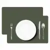 Groen - Effen kleur - Olijfgroen Placemat vinyl groot 368 -zzsfeer2_Kitchenyeah-website