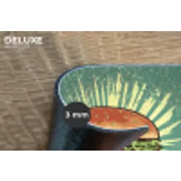 Hamburger - Illustratie - Sla - Kaas Placemat vinyl groot -closeup