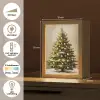 Kerst - Sfeer - Groen Light Box met kabel (Tafellamp) klein -USP_NL