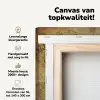 Wereldkaart - Vintage - Antiek - Bruin - Papier canvas 2cm klein -zzzsfeer2_topdoek