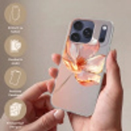 Glazen - Bloem - Roze Telefoonhoesje iPhone 17 Pro klein -sfeer3_DE