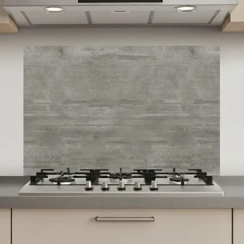 Patroon - Beton - Grijs keuken achterwand spatscherm klein 900 -3d_website