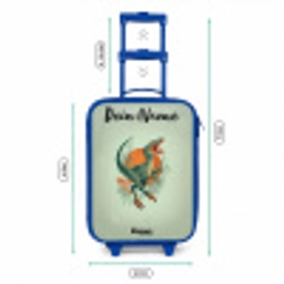 Dier - Dino - Natuur Kinderkoffer - Blauw klein -productfoto_formaten