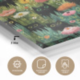 Katten - Bloemen - Kleurrijk plexiglas 5mm klein 11 -wsfeer2_DE