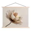 Bloem - Beige - Crème textielposter latten blank klein -3d