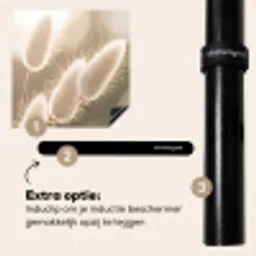 Hazestaartgras - Wit - Zonlicht Inductie beschermer vinyl 3mm middel -zzzzzzz-induclip_NL