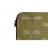 Libellen - Patroon - Groen laptophoes neopreen klein 279 -detail