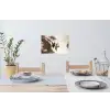 Badkleding - Palmbomen - Schaduw - Tropisch Muursticker klein -eettafel