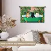Badkamer - Kattenparade - Kleurrijk Wandkleed katoen klein -sfeer1