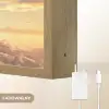 Luchtballon - Dromen - Wolken - Lucht Light Box met batterij (Wandlamp kind) middel -USP_websiteoplaadbaarNL