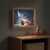 Basketbal - Sport  - Basket - Stad Light Box met batterij (Wandlamp kind) middel -sfeer5_kind