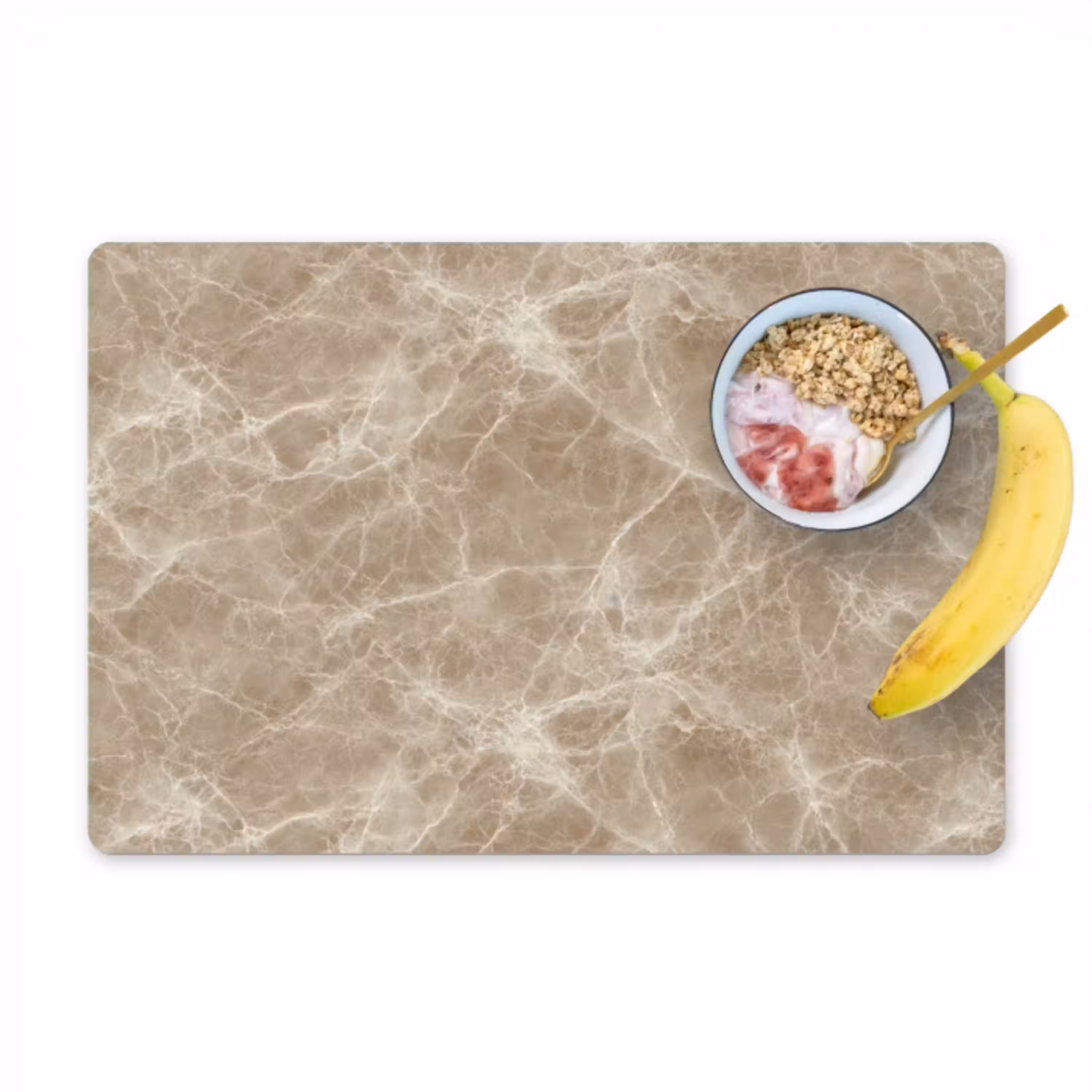 Bruin - Kristaladers - Marmer Placemat vinyl groot 368 -zzzproduct_Kitchenyeah-website
