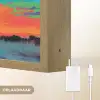 Olifant - Kleurrijk - Lucht - Abstract Light Box met batterij (Wandlamp) middel -USP_websiteoplaadbaarNL