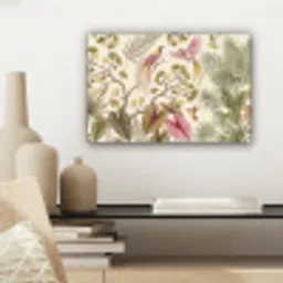 Vogels - Tropisch - Botanisch - Roze canvas 2cm klein -sfeer6