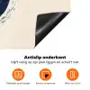 Walvissen - Spetters - Cirkel - Donkerblauw Inductie beschermer vinyl 3mm klein -zzzzzzz-td-onderkant