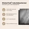 Gebarsten Geschiedenis Inductie beschermer vinyl 3mm middel -sfeer2