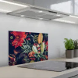Herfstboeket in Fluweel keuken achterwand spatscherm klein -3d_schuin