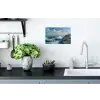 Zee - Golven - Rotsen - Meeuwen Muursticker klein -keuken