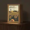 Zonnebloem - Veld - Windmolen Light Box met kabel (Tafellamp) klein -z3d_website