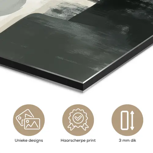 Wabi sabi - Beige - Plant aluminium wit klein -closeup_NL