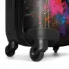 Schotse hooglander als graffiti art NBS - Handbagage koffer - Unisex middel -wiel