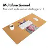 Zonnebril - Kat - Sjaal - Bloemen Muismat XXL klein -sfeer4