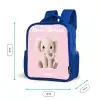 Olifant - Grijs - Baby - Slurf Kinderrugzak - Blauw middel -productfoto_formaten