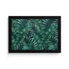 Bladeren - Tropisch - Jungle -  Natuur fotolijst zwart zonder passe partout klein -3d