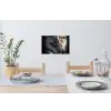 Vrouw - Goud - Zwart - Schmink - Luxe Muursticker klein -eettafel