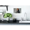 Vogel - Realistisch - Veren - Bruin Muursticker klein -keuken