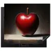 Apple - Hart - Rood Inductie beschermer vinyl 3mm middel -3d