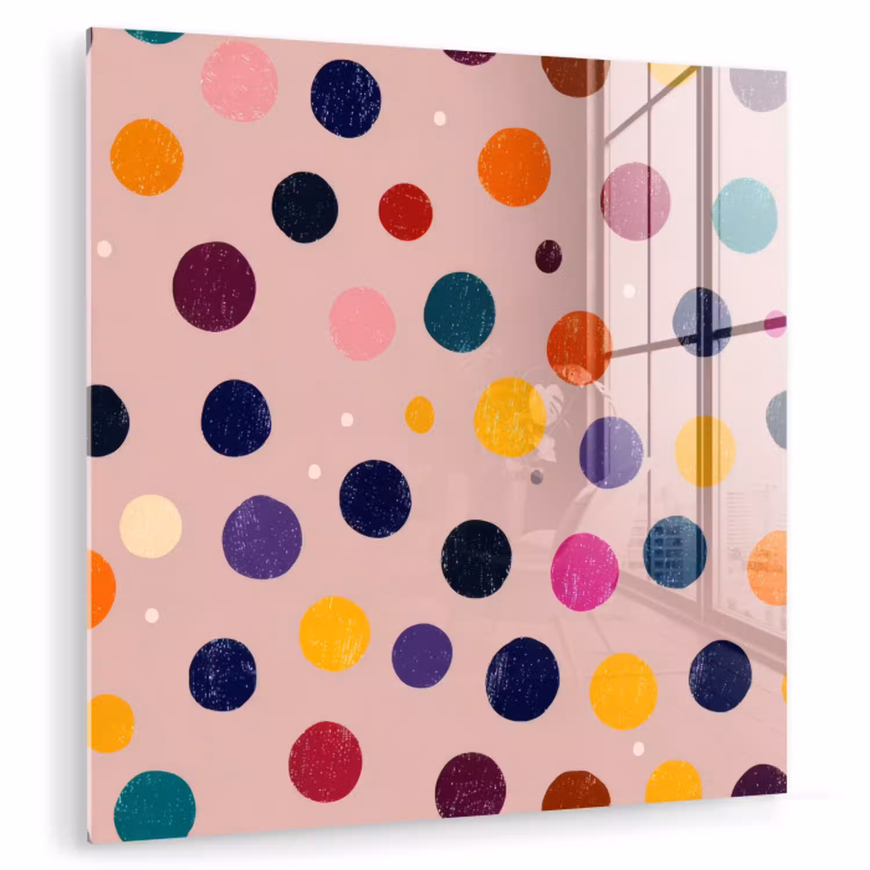 Cirkels - Patroon - Kleurrijk plexiglas 5mm klein 11 -zzzproduct_nieuw