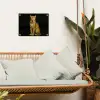Panter - Realistisch - Bruin tuinposter los doek klein -sfeer7